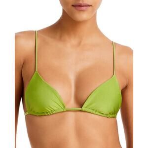 Jade Triangle Bikini Top Green sz L